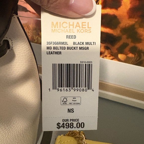 Michael Kors Two-Tone Black and White Shoulder Bag - Picture 4 of 4